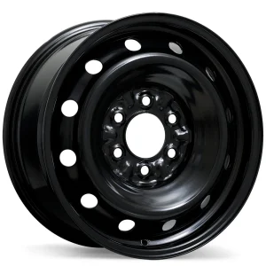 Fast Wheels – Steel / Acier – Black – 17″x7.5″ 44mm – All weather Wheels – ES52-1775-36BN+44C871